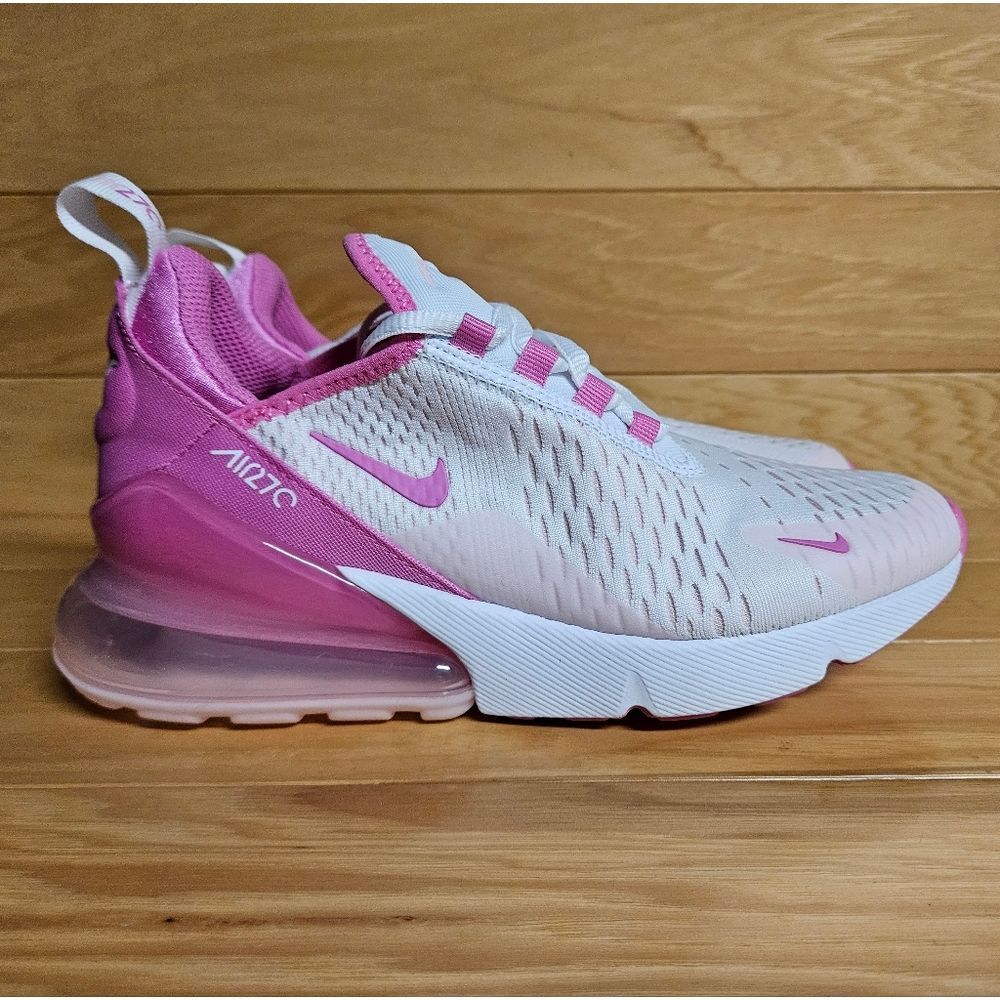 Nike Air Max 270 GS WhitePink Foam Playful Pink Shoe Sneaker FZ4116-100